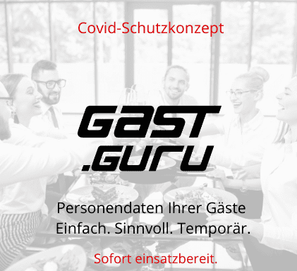 Covid-Schutzkonzept: Gastdatenerfassung für Restaurants und Eventveranstalter - GAST.Guru